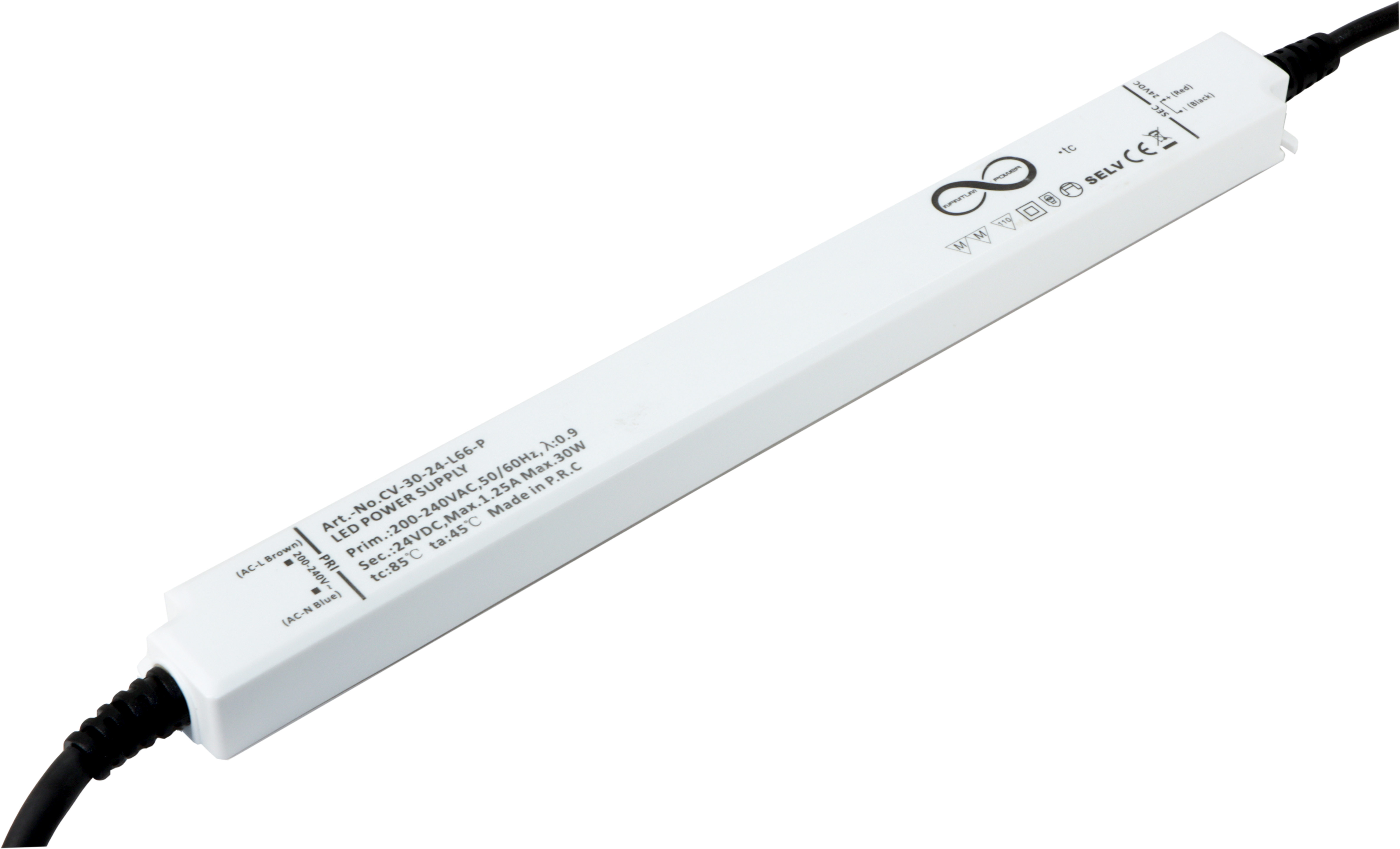 Fonte de Alimentação Slim Linear 24Vdc 150W CV