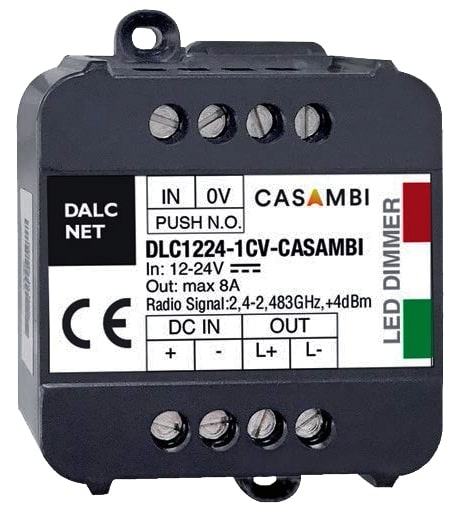 Controlador Dimmer 1x10A Push Dalcnet Casambi